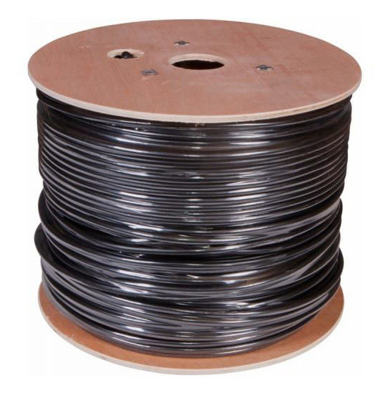 Кабель сетевой Buro BU-CCA-050-OUTDOOR UTP 4 пары cat.5E solid 0.50мм CCA 305м черный outdoor