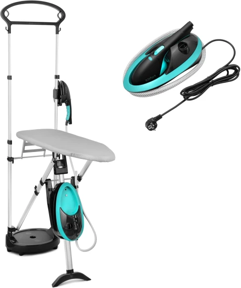 Гладильная система Kitfort КТ-992-2 1200Вт черный/бирюзовый Гладильная система Kitfort КТ-992-2 1200Вт черный/бирюзовый