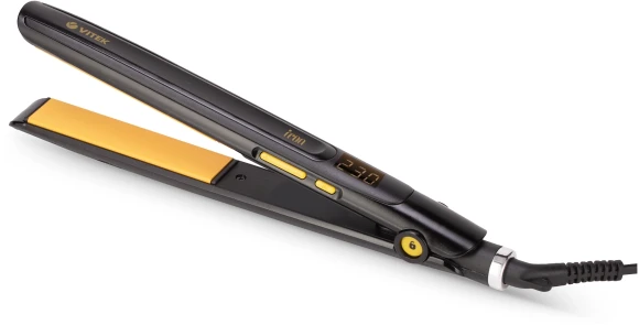 Выпрямитель Vitek VT-8400 45Вт черный макс.темп.:230С покрытие:керамическое