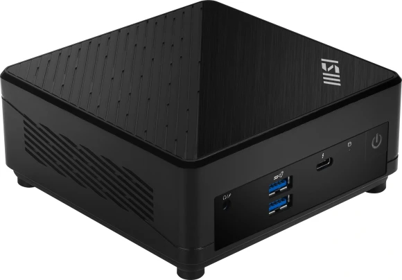 Неттоп MSI Cubi 5 1M-640XRU Core 3 100U (1.2) 8Gb SSD512Gb Graphics без ОС 2.5xGbitEth+1xGbitEth WiFi BT 65W черный (9S6-B0A821-640)