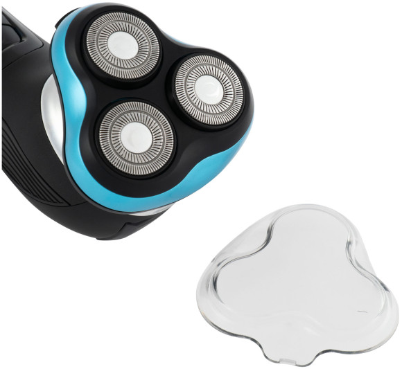 Бритва роторная Hyundai H-SH8085 реж.эл.:3 питан.:аккум. черный