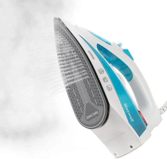 Утюг Maxwell MW-3055 2200Вт белый/синий Утюг Maxwell MW-3055 2200Вт белый/синий