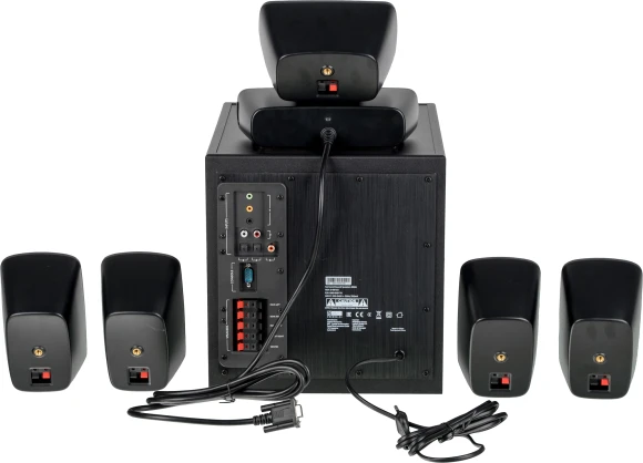 Колонки Logitech Z906 5.1 черный 1000Вт Колонки Logitech Z906 5.1 черный 1000Вт