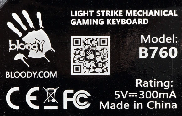 Клавиатура A4Tech Bloody B760 механическая серый USB for gamer LED (B760 GREY (BLACK SWITCH)) Клавиатура A4Tech Bloody B760 механическая серый USB for gamer LED (B760 GREY (BLACK SWITCH))