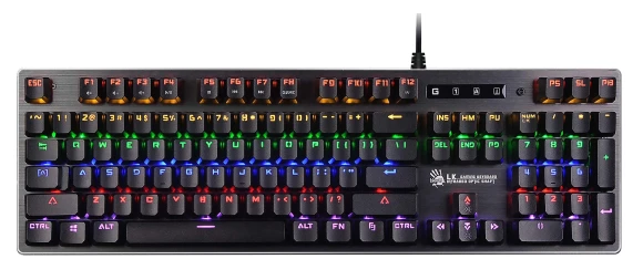 Клавиатура A4Tech Bloody B760 механическая серый USB for gamer LED (B760 GREY (BLACK SWITCH)) Клавиатура A4Tech Bloody B760 механическая серый USB for gamer LED (B760 GREY (BLACK SWITCH))