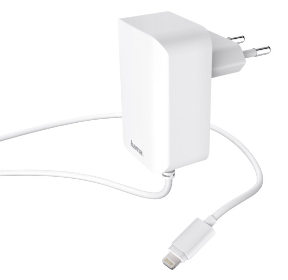 Сетевое зар./устр. Hama H-178342 12W 2.4A для Apple белый (00178342)