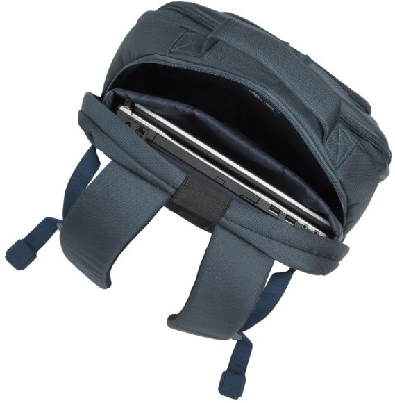 Рюкзак для ноутбука 17" Riva 8460 аквамарин полиэстер женский дизайн (8460 AQUAMARINE)