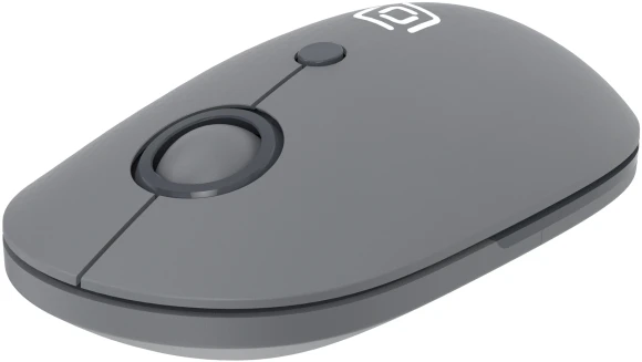 Мышь Оклик 408MW графитовый оптическая 1600dpi silent беспров. USB для ноутбука 4but (2007533)