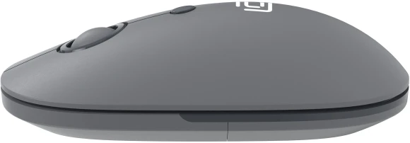 Мышь Оклик 408MW графитовый оптическая 1600dpi silent беспров. USB для ноутбука 4but (2007533)