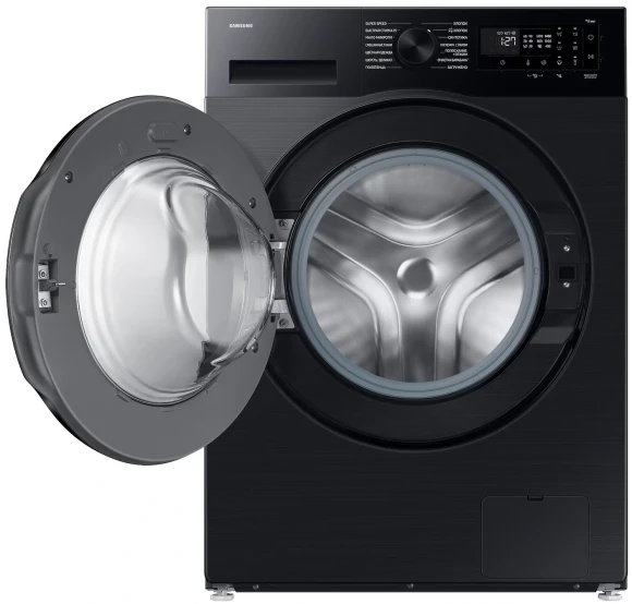 Стиральная машина Samsung WW90DG5U34ABLP класс: A загр.фронтальная макс.:9кг черный инвертор