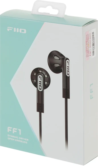 Наушники вкладыши Fiio FF1 black 1.2м черный проводные в ушной раковине (80003354)