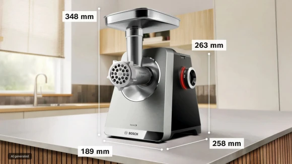 Мясорубка Bosch Series 8 MFWS860M 2500Вт черный Мясорубка Bosch Series 8 MFWS860M 2500Вт черный