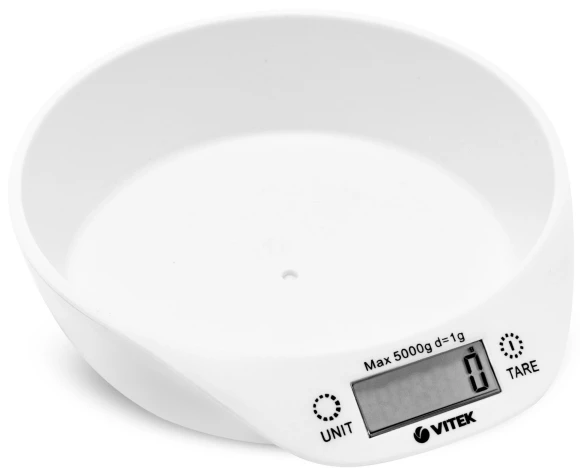 Весы кухонные электронные Vitek VT-2400 макс.вес:5кг белый/зеленый Весы кухонные электронные Vitek VT-2400 макс.вес:5кг белый/зеленый