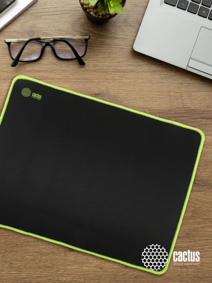Коврик для мыши Cactus Black черный 400x300x3мм (CS-MPC-PRO01XL)