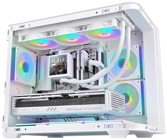 Система водяного охлаждения Thermaltake LB360 Ultra ARGB Soc-AM5/AM4/1200/1700/1851 белый 4-pin 33.8dB Al LCD Ret (CL-W508-PL12SW-A) Система водяного охлаждения Thermaltake LB360 Ultra ARGB Soc-AM5/AM4/1200/1700/1851 белый 4-pin 33.8dB Al LCD Ret (CL-W508-PL12SW-A)