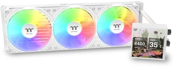 Система водяного охлаждения Thermaltake LB360 Ultra ARGB Soc-AM5/AM4/1200/1700/1851 белый 4-pin 33.8dB Al LCD Ret (CL-W508-PL12SW-A) Система водяного охлаждения Thermaltake LB360 Ultra ARGB Soc-AM5/AM4/1200/1700/1851 белый 4-pin 33.8dB Al LCD Ret (CL-W508-PL12SW-A)