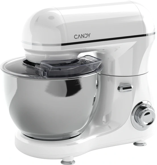 Миксер планетарный Candy CM-501 900Вт серебристый/белый