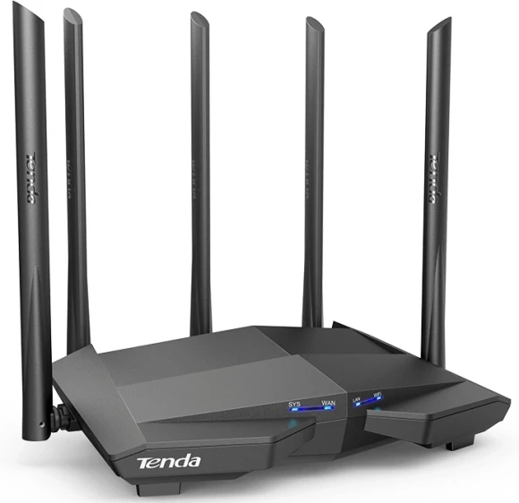 Роутер беспроводной Tenda AC11 AC1200 10/100/1000BASE-TX черный