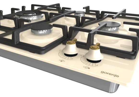 Газовая варочная поверхность Gorenje GW6D42CLI слоновая кость Газовая варочная поверхность Gorenje GW6D42CLI слоновая кость