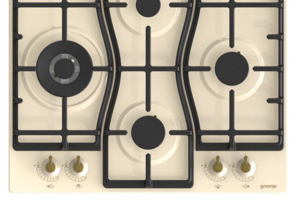 Газовая варочная поверхность Gorenje GW6D42CLI слоновая кость Газовая варочная поверхность Gorenje GW6D42CLI слоновая кость