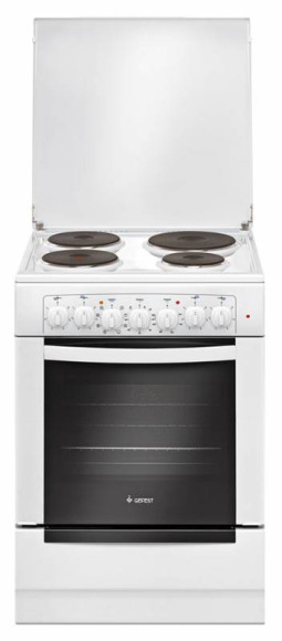Плита Электрическая Gefest ЭП Н Д 6140-02 белый эмаль (металлическая крышка)