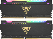 Память DDR4 2x8Gb 3200MHz Patriot PVSR416G320C8K Viper Steel RGB RTL Gaming PC4-25600 CL18 DIMM 288-pin 1.35В dual rank с радиатором Ret Память DDR4 2x8Gb 3200MHz Patriot PVSR416G320C8K Viper Steel RGB RTL Gaming PC4-25600 CL18 DIMM 288-pin 1.35В dual rank с радиатором Ret