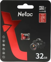 Флеш карта microSDHC 32GB Netac NT02P500PRO-032G-S P500 Extreme Pro w/o adapter