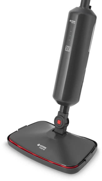 Швабра паровая Vitek VT-8188 1500Вт красный/черный