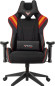 Кресло игровое Zombie VIKING 4 AERO черный/красный ткань/эко.кожа с подголов. крестов. пластик