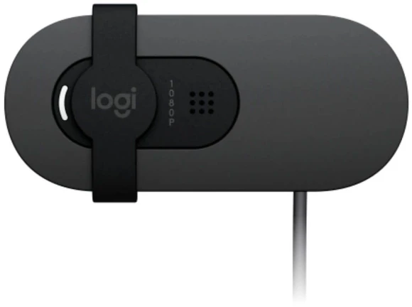 Камера Web Logitech Brio 95 графитовый 2Mpix (1920x1080) USB2.0 с микрофоном для ноутбука (960-001583)