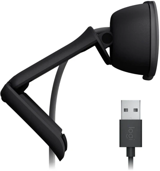 Камера Web Logitech Brio 95 графитовый 2Mpix (1920x1080) USB2.0 с микрофоном для ноутбука (960-001583)
