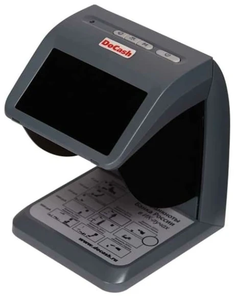 Детектор банкнот DoCash mini IR/UV/AS просмотровый (10658)