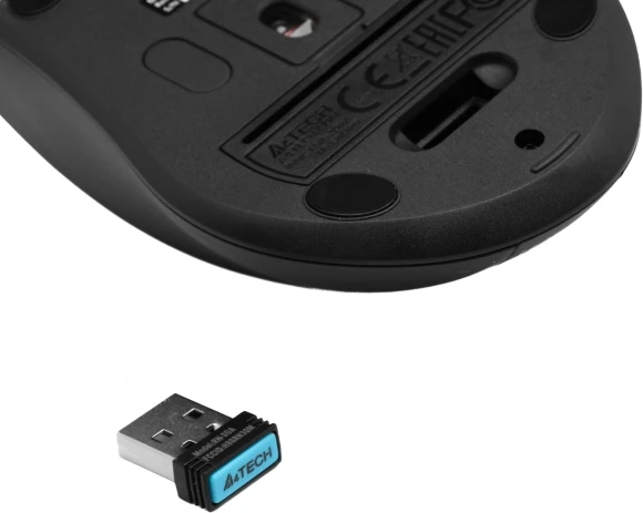 Мышь A4Tech G7-810 Air2 черный оптическая 2000dpi беспров. USB для ноутбука 7but