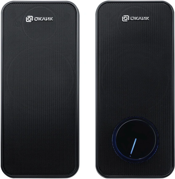 Колонки Оклик OK-175 2.0 черный 10Вт портативные