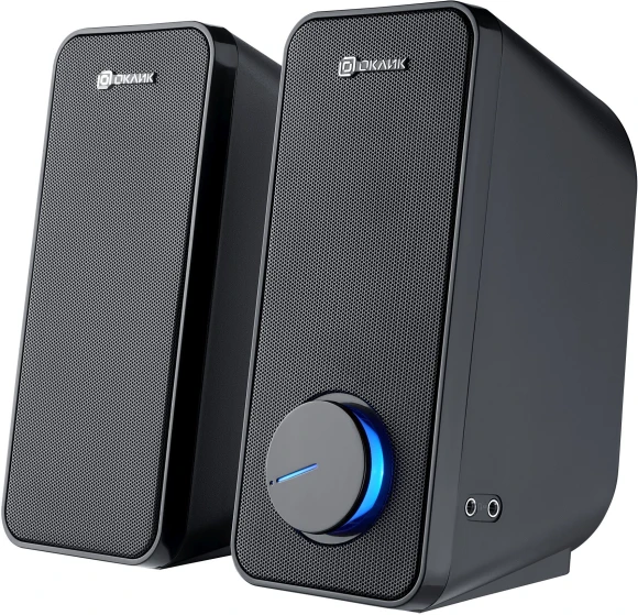 Колонки Оклик OK-175 2.0 черный 10Вт портативные