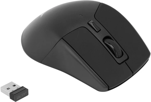 Мышь Acer OMR150 черный оптическая 1600dpi беспров. USB 6but (ZL.MCEEE.00K)