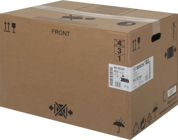 Микроволновая печь Bosch BFL7221W1 21л. 900Вт белый (встраиваемая)
