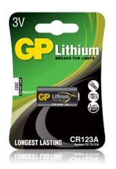 Батарея GP Lithium CR123A (1шт) Батарея GP Lithium CR123A (1шт)