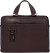 Деловая сумка Piquadro Harper CA4098AP/TM с отделением для ноутбука 14" темно-коричневая натур.кожа