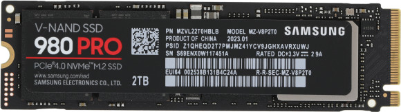 Накопитель SSD Samsung PCIe 4.0 x4 2TB MZ-V8P2T0BW 980 PRO M.2 2280