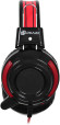 Наушники с микрофоном Оклик HS-G300 ARMAGEDDON черный/красный 2.2м мониторные оголовье (337457) Наушники с микрофоном Оклик HS-G300 ARMAGEDDON черный/красный 2.2м мониторные оголовье (337457)