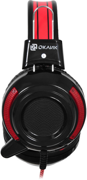Наушники с микрофоном Оклик HS-G300 ARMAGEDDON черный/красный 2.2м мониторные оголовье (337457) Наушники с микрофоном Оклик HS-G300 ARMAGEDDON черный/красный 2.2м мониторные оголовье (337457)