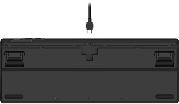 Клавиатура A4Tech Bloody WS87 Naraka механическая черный/красный USB беспроводная BT/Radio Multimedia for gamer LED (WS87)