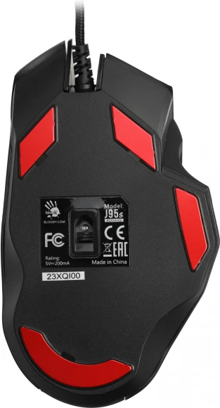 Мышь A4Tech Bloody J95s черный оптическая 8000dpi USB 9but (J95S STONE BLACK ACTIVATED) Мышь A4Tech Bloody J95s черный оптическая 8000dpi USB 9but (J95S STONE BLACK ACTIVATED)