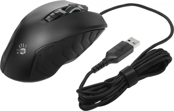 Мышь A4Tech Bloody J95s черный оптическая 8000dpi USB 9but (J95S STONE BLACK ACTIVATED) Мышь A4Tech Bloody J95s черный оптическая 8000dpi USB 9but (J95S STONE BLACK ACTIVATED)