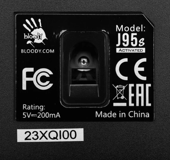 Мышь A4Tech Bloody J95s черный оптическая 8000dpi USB 9but (J95S STONE BLACK ACTIVATED) Мышь A4Tech Bloody J95s черный оптическая 8000dpi USB 9but (J95S STONE BLACK ACTIVATED)