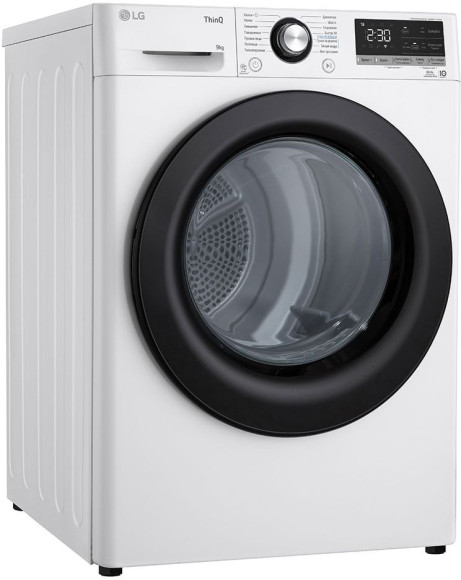 Сушильная машина LG DC90V3V6W.BBWPCOM кл.энер.:A++ макс.загр.:9кг белый