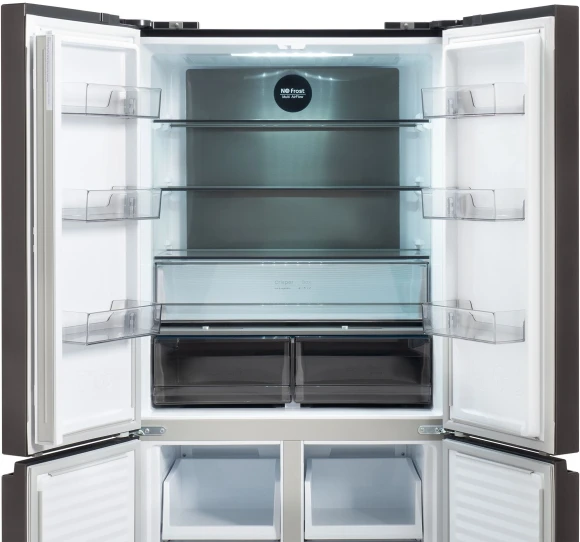 Холодильник Hyundai CM45043F 3-хкамерн. черная сталь Холодильник Hyundai CM45043F 3-хкамерн. черная сталь