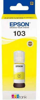 Чернила Epson 103 C13T00S44A желтый65мл для Epson L3100/3110/3150 Чернила Epson 103 C13T00S44A желтый65мл для Epson L3100/3110/3150