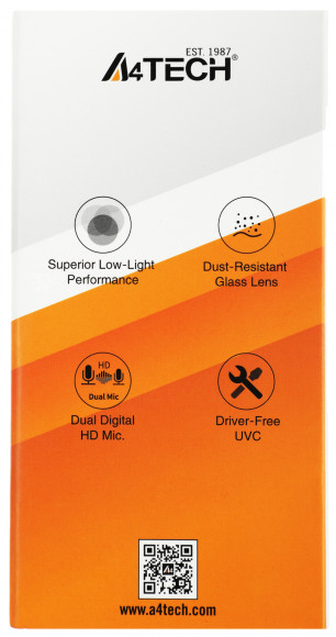 Камера Web A4Tech PK-980HA черный 2Mpix (1920x1080) USB2.0 с микрофоном